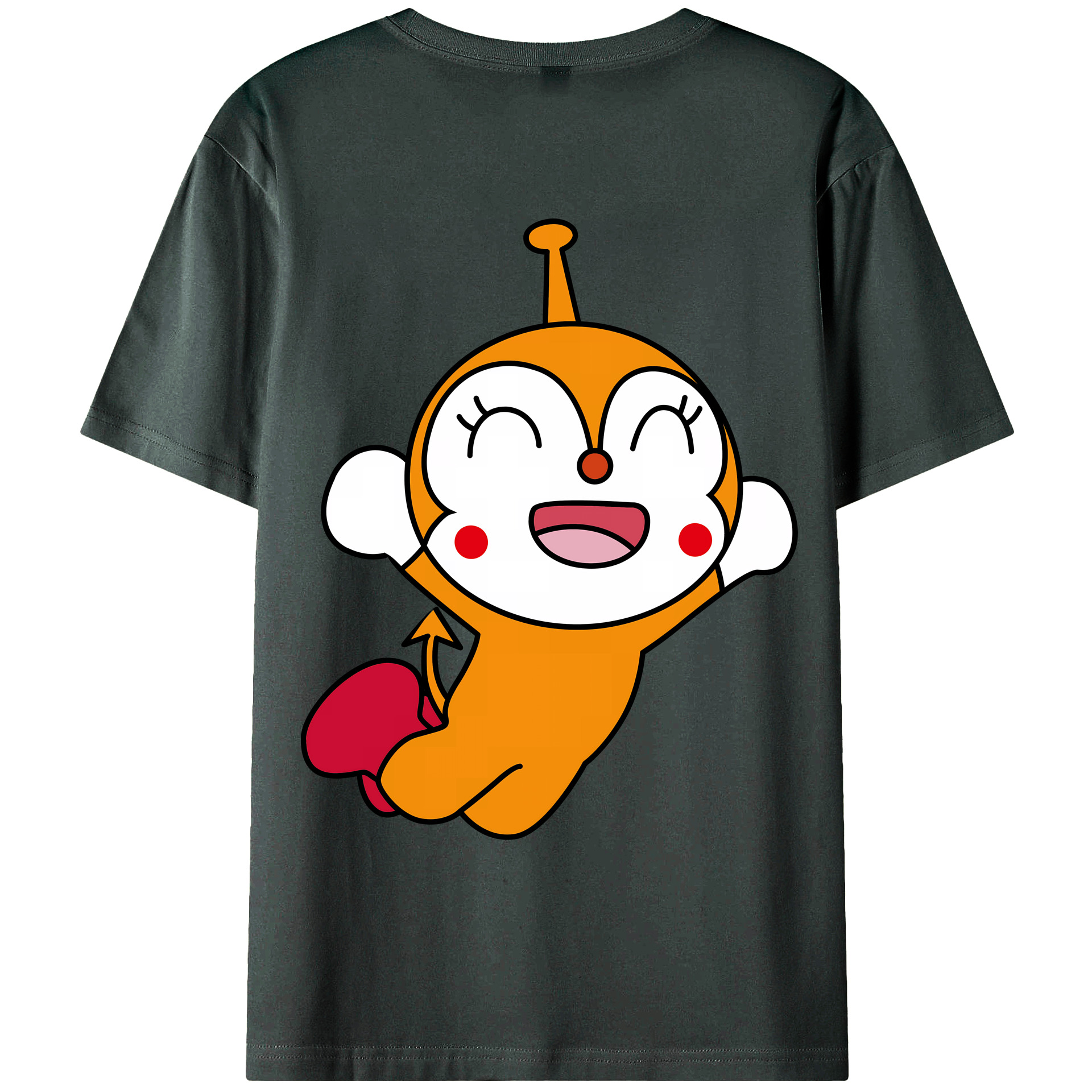 （画像用） アンパンマン Anpanman 綿100％ メンズ半袖Tシャツ（バックプリント） 通気性